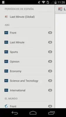 Periódicos de España android App screenshot 0