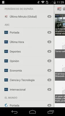 Periódicos de España android App screenshot 2